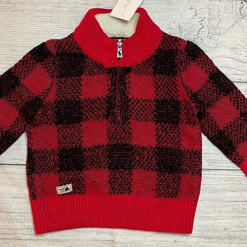 NWT baby Ralph Lauren Plaid sweater